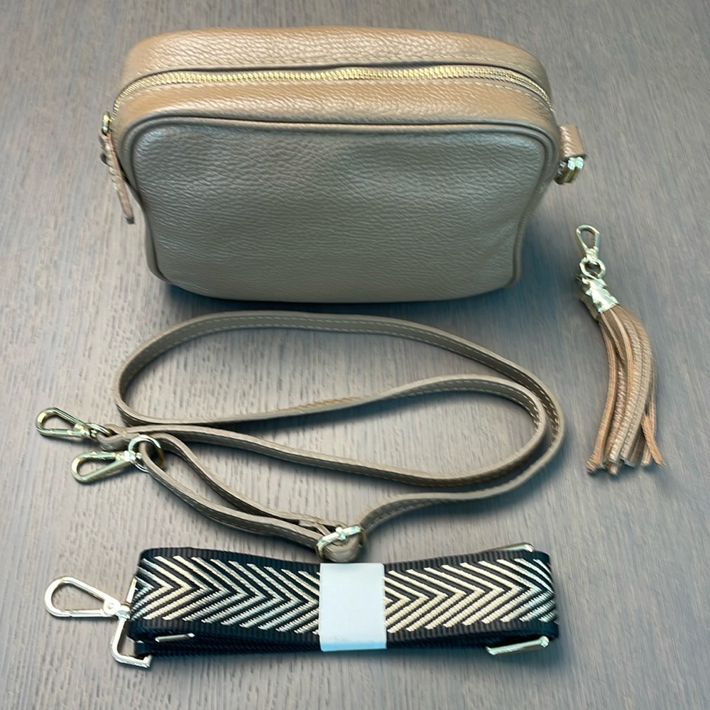 Elie Beaumont Crossbody Tassel Bag